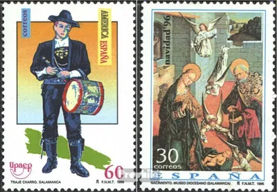 Produktbild von Briefmarken Spanien 1996 Mi 3298,3304 (kompl.Ausg.) postfrisch Trachten