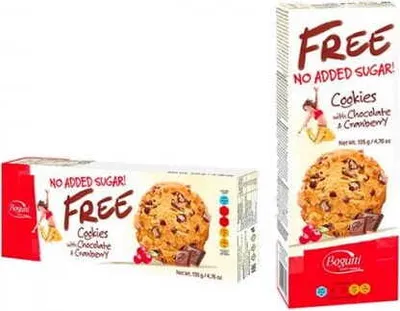 Produktbild von Bogutti Zuckerfreie Cranberry-Kekse 135 g