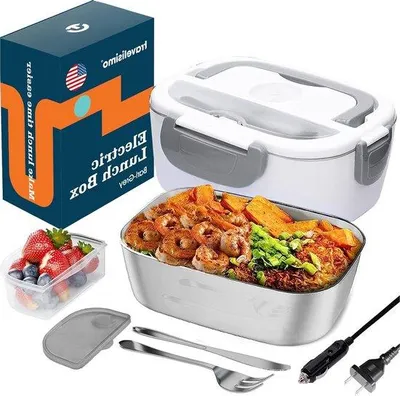 Obrázok produktu pre Elektrický ohrievač obedárov 3 v 1, 80 W, 12–24 V, 15 l, nerezová oceľ