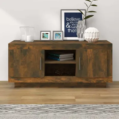 Produktbild von The Living Store TV-Schrank Räuchereiche 102x35x45 cm Holzwerkstoff