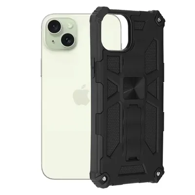 Produktbild von Techsuit Blazor Back Cover Hülle für Apple iPhone 15 Plus - Schwarz