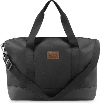 Produktbild von Zagatto ZG823 Flugtasche Schwarz kleine kompakte Sporttasche Reisetasche 30x40x16 cm 19L schwarz Reisetasche Wizzair und mehr Handgepäck Handtasche Sporttaschen Mehrzwecktasche Fitnesstasche Wochenendtasche Umhängetasche