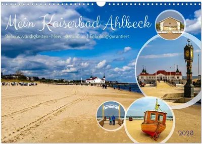 Produktbild von Mein Kaiserbad Ahlbeck (Wandkalender 2026 DIN A3 quer), CALVENDO Monatskalender