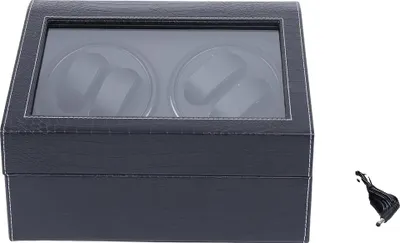 Immagine prodotto di Avvolgitore per orologi, in Finto cuoio, gestione efficiente del tempo, nero, 12x93x47in