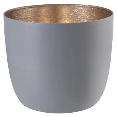 Produktbild von Gift Company Windlicht Madras Cool Grey Gold