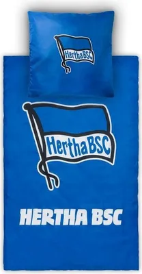 Produktbild von Hertha BSC Bettwäsche Hertha BSC Baumwolle 135x200, 80x80cm