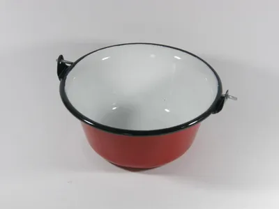 Produktbild von Su-Deco Servierkessel 0,8 Liter rot weiss