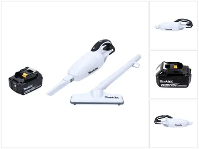Zdjęcie produktu dla Odkurzacz akumulatorowy Makita DCL 181 FZ W 18 V biały + 1x akumulator 4,0 Ah - bez ładowarki