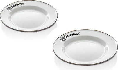 Produktbild von Petromax Teller - Emaille - weiß - D: 22cm - 2 Stück
