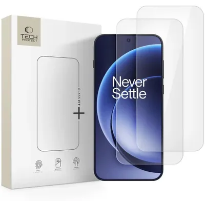 Zdjęcie produktu dla Szkło Hartowane Tech-Protect Glass Fit+ 2-Pack Oneplus 15 Clear