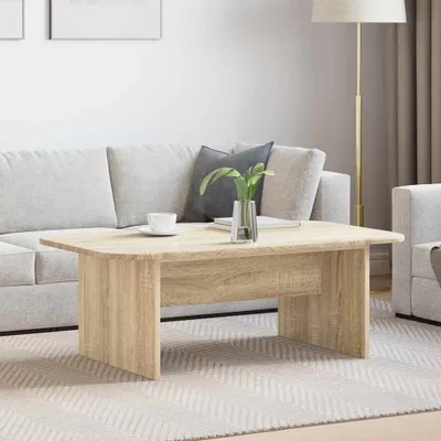 Image de Maison Exclusive - Table basse Chêne Sonoma 93 x 53 x 33 cm Matériau dérivé du bois