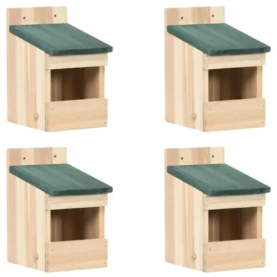 Image de Nichoir, en bois, pour l'extérieur, beige
