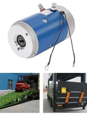 Produktbild von Gleichstrommotor - Für Gabelstapler-Hydraulikaggregat - 24 V - 2,2 kW - 2700 U/min - 20 A - Hohe Leistung