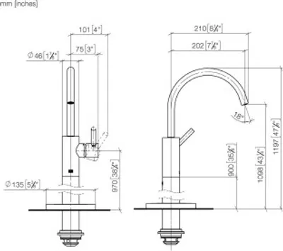 Zdjęcie produktu dla Dornbracht 22584661-26 Jednouchwytowa bateria umywalkowa z