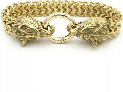 Image de Amulette Viking Wolves Norse 316L 439 BRANSOLET