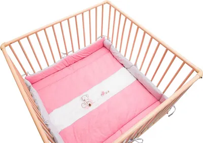 Produktbild von Be Be´s Collection Laufgittereinlage Oskar rosa 16.4