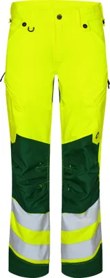 Produktbild von F. Engel Safety Hose, Gelb/Grün, Gr. 34