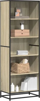 Obrázok produktu pre Maison Exclusive - Knižnica dub sonoma 60x35x170,5 cm kompozitné drevo