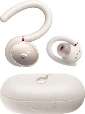 Image de Soundcore Sport X10 Casque d'exercice Bluetooth 5.2 sans fil, crochets auriculaires pivotants, basses profondes, étanchéité IPX7, résistance à la sueur, 32 heures d'autonomie, charge rapide, écouteurs de sport, gymnastique, course à pied