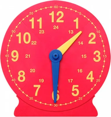 Produktbild von Betzold Demonstrations-Uhr, 41 cm, synchron laufende Zeiger, Standfuß, Magnete, farbige Zeiger für Schule