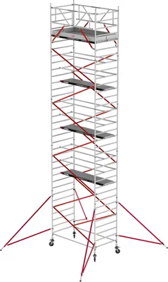 Produktbild von Altrex Fahrgerüst RS Tower 52 Aluminium mit Holz-Plattform 12,20m AH 1,35x1,85m