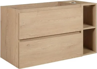 Obrázok produktu pre SKRÍŇ DO KÚPEĽNE 100 cm (80 + 20), farba: svetlý dub, 100 x 46 x 60,7 cm