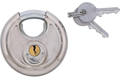 Productafbeelding van Schijfhangslot - Hangslot - 70 mm - Staal - Aanhangerdisselslot