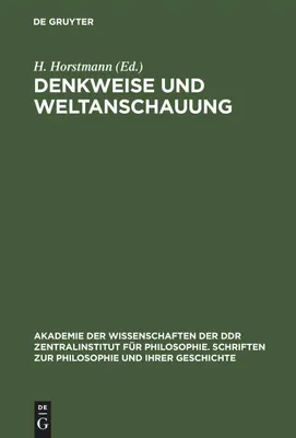 Produktbild von Denkweise und Weltanschauung