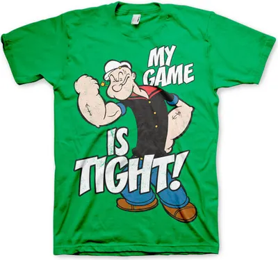 Produktbild von Popeye - Game Is Tight T-Shirt - Large - Green