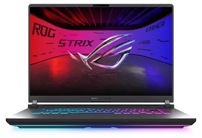 Productafbeelding van ASUS ROG Strix G16 – Processor: Ultra 9 290HX Plus, RAM: 32 GB, SSD: 1 TB, Grafische kaart: RTX 5080 16 GB, Scherm: 16 inch, Resolutie: 2.