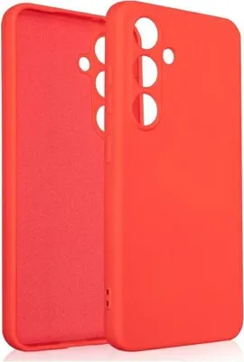 Produktbild von Beline Silikonhülle Samsung S25 Rot/Rot