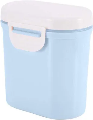 Image de Boîte de voyage bleue pour aliments pour bébé - Grande capacité - Idéale pour les déplacements - Bleue - L - Boîte de voyage en -