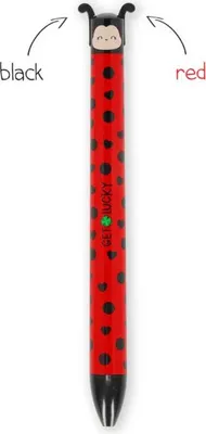 Obrázek produktu pro Click&Clack – Dvoubarevné Kuličkové Pero – Secret Spring Summer 2026 1 – 1 Mm – Červená/Černá Barva