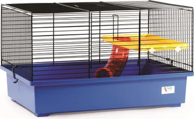 Produktbild von Mäusekäfig Hamsterkäfig Nagerkäfig 49x32,5x29cm mit Zubehör