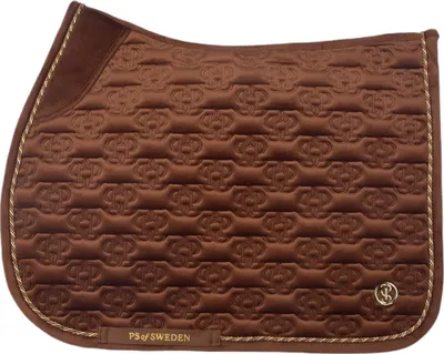 Produktbild von PS of Sweden Springschabracke Samt Monogram HW 2024 Schabracke Springen Fudge Full