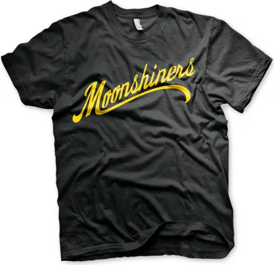 Immagine prodotto di Maglietta con logo Moonshiners - Media - Nero