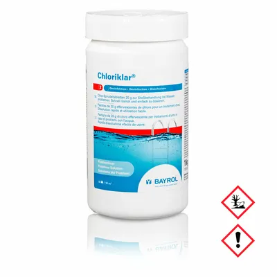 Immagine prodotto di Disinfezione rapida Bayrol Compresse di cloro a bolle d'aria Chloriklar 1000g