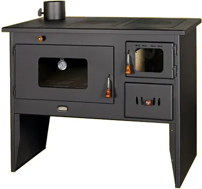 Produktbild von EEK A Küchenofen Holzherd PRITY 2P50 Rohr LINKS mit XL-Backofen – 16kW + BIMSCHV II