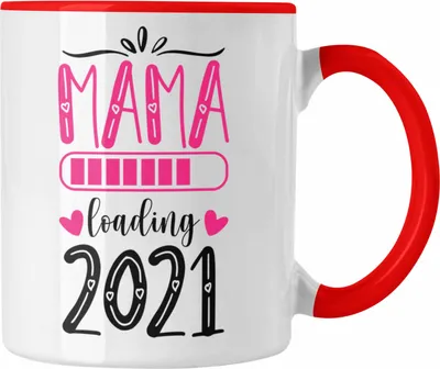 Produktbild von Trendation -  Mama 2022 Loading Schwangerschaft Ankündigung Baby Werdene Mama (Rot)