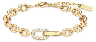 Produktbild von Bering Armband Edelstahl vergoldet Arctic Pavé 669-27-180