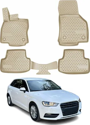 Image de 2012-2020 Audi A3 8V Sportback Limo Tapis TPE Beige 4 pces