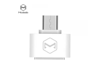 Immagine prodotto di Mcdodo Adattatore da USB 2.0 A/F a microUSB (18x18x9 mm), bianco