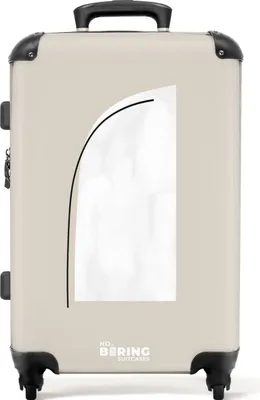 Obrázek produktu pro NoBoringSuitcases.com® Velký kufr - Pastel - Design - Linie - Abstrakt - Kombinovaný zámek TSA - Pevná skořepina na kolečkách - 72 litrů - Cestovní kufr - 66 cmKufr střední 67x43x25 cm, 72L,