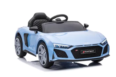 Produktbild von ES-Toys Kinder Elektroauto Audi R8 Spyder Bluetooth Fernbedienung EVA-Reifen blau