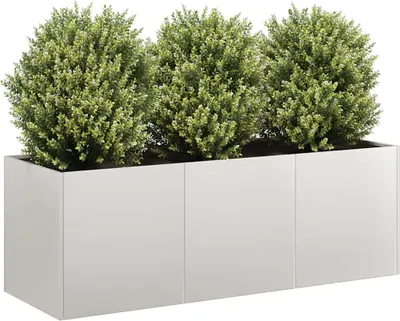 Obrázek produktu pro Maison Exclusive - Květináč 120x40x40 cm nerezová ocel