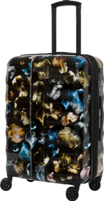 Produktbild von Trolley Cavalet Koffer Reisegepäck Print Schwarz Blume Bunt 66cm medium Bowatex
