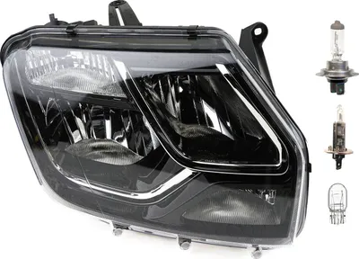 Obrázok produktu pre Johns, halogénový svetlomet vhodný pre Dacia Duster so smerovkou a žiarovkami