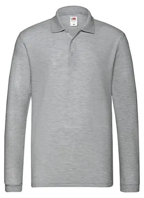 Productafbeelding van Fruit Of The Loom Man Premium Poloshirt Grijs