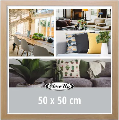 Produktbild von Posterrahmen 50 x 50 cm Buche hell