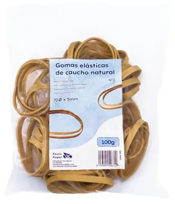Produktbild von Gummibänder aus 100 % Naturkautschuk, elastisch, robust und wiederverwendbar